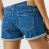Regular Fit Denim Shorts