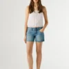 Regular Fit Denim Shorts