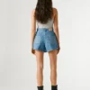 Regular Fit Denim Skort