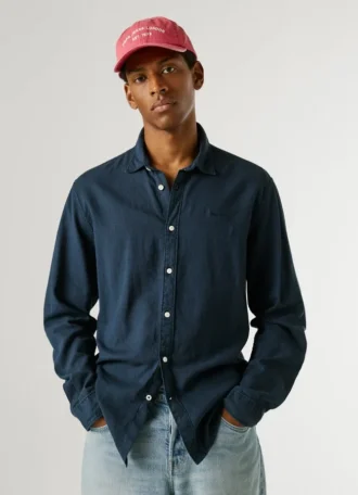 Regular Fit Garment Dyed Shirt