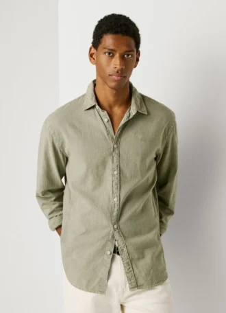 Regular Fit Garment Dyed Shirt