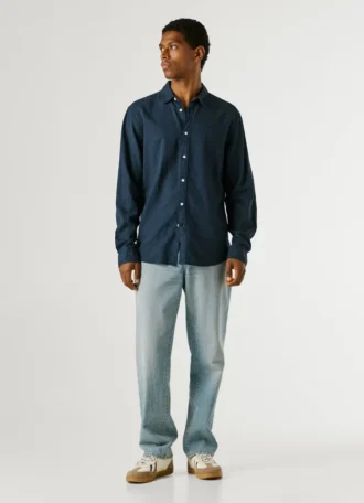 Regular Fit Garment Dyed Shirt