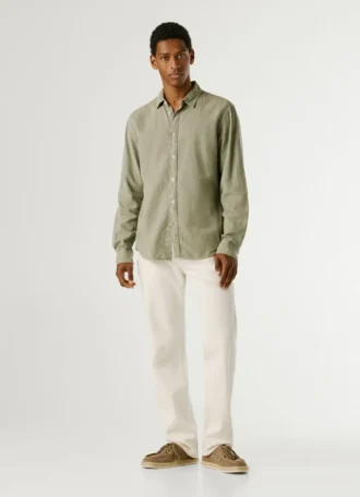 Regular Fit Garment Dyed Shirt