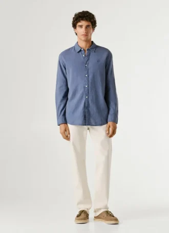 Regular Fit Garment Dyed Shirt