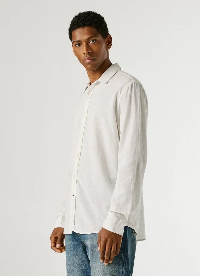 Regular Fit Garment Dyed Shirt Regular Fit Garment Dyed Shirt