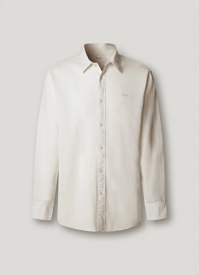 Regular Fit Garment Dyed Shirt Regular Fit Garment Dyed Shirt