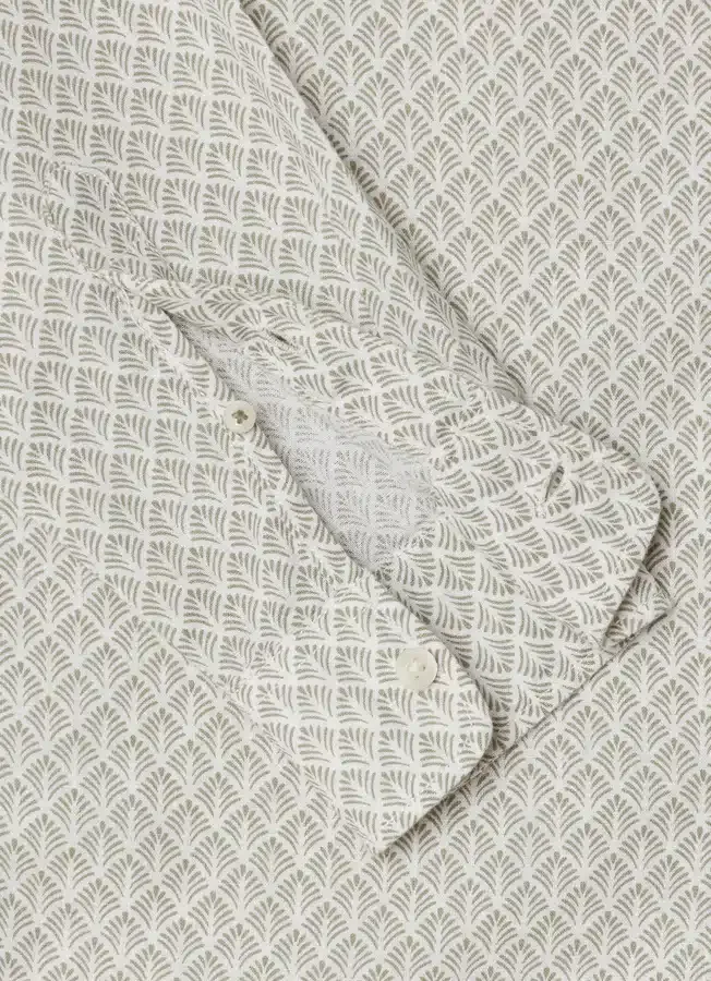 Regular Fit Geometric Print Shirt Regular Fit Geometric Print Shirt