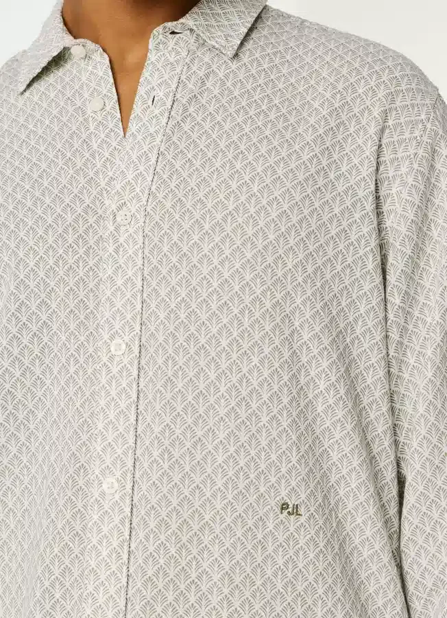 Regular Fit Geometric Print Shirt Regular Fit Geometric Print Shirt