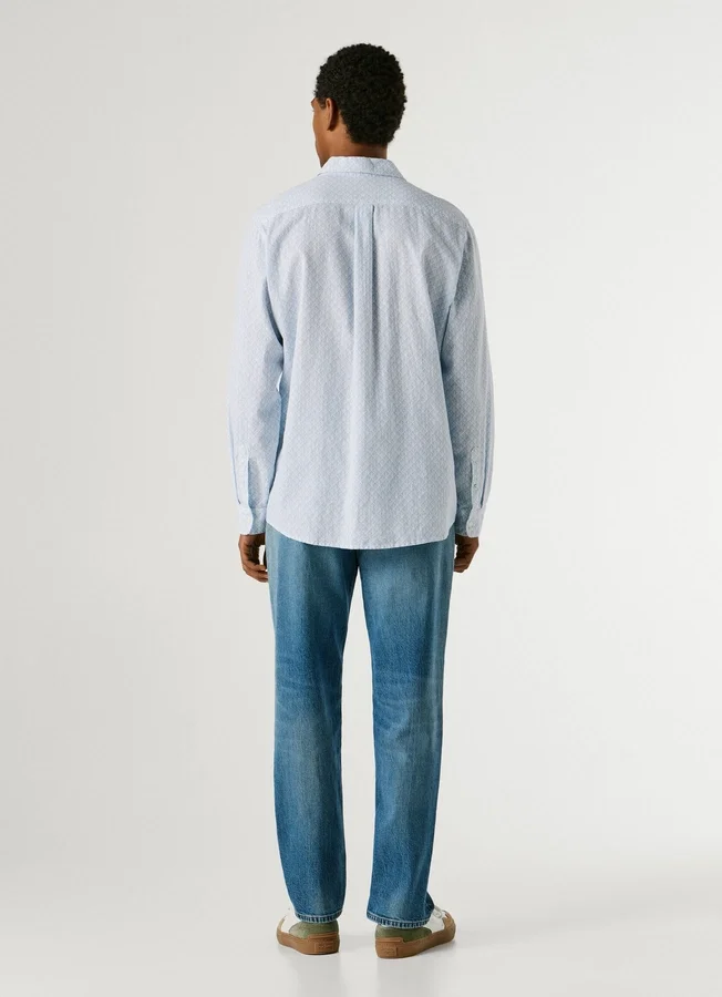 Regular Fit Geometric Print Shirt Regular Fit Geometric Print Shirt