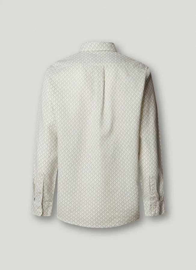 Regular Fit Geometric Print Shirt Regular Fit Geometric Print Shirt