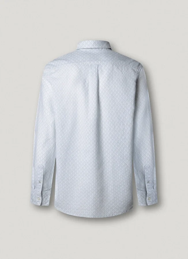 Regular Fit Geometric Print Shirt Regular Fit Geometric Print Shirt