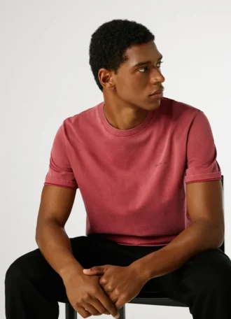 regular fit logo print t shirt 1 56 330x456 - Regular Fit Logo Print T-Shirt