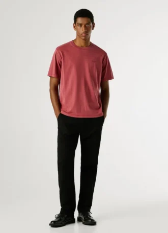 regular fit logo print t shirt 2 56 330x456 - Regular Fit Logo Print T-Shirt