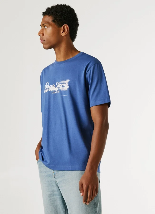 Regular Fit Logo Print T-Shirt Regular Fit Logo Print T-Shirt