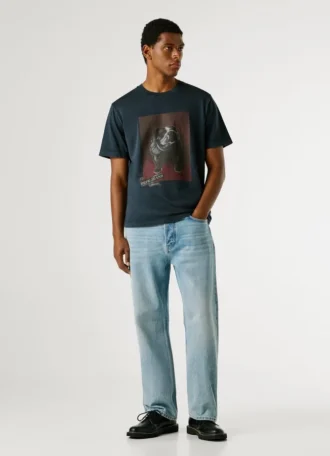 Regular Fit Printed Graphic T-Shirt