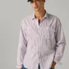 Regular Fit Striped Poplin Shirt