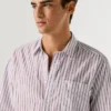 Regular Fit Striped Poplin Shirt
