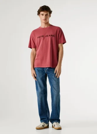 Regular Fit T-Shirt with Embroidered Logo