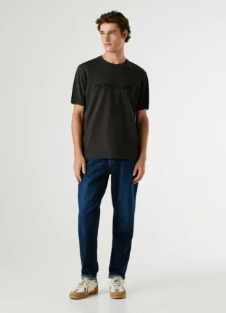 Regular Fit T-Shirt with Embroidered Logo