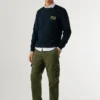 Regular Fit Twill Cargo Trousers