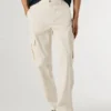 Regular Fit Twill Cargo Trousers