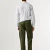 Regular Fit Twill Cargo Trousers