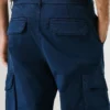 Regular Fit Twill Cargo Trousers