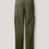 Regular Fit Twill Cargo Trousers