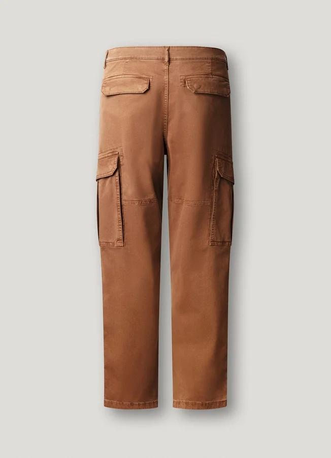 Regular Fit Twill Cargo Trousers Regular Fit Twill Cargo Trousers