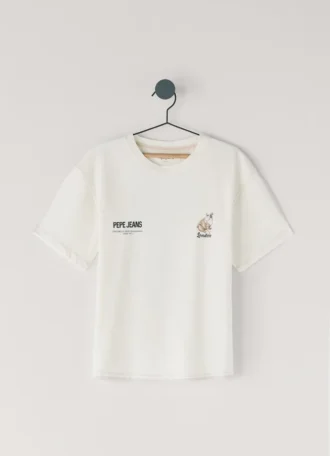 Relaxed Fit Back Print T-Shirt