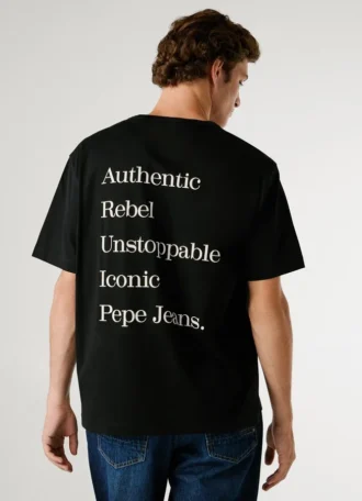 Relaxed Fit Back Print T-Shirt