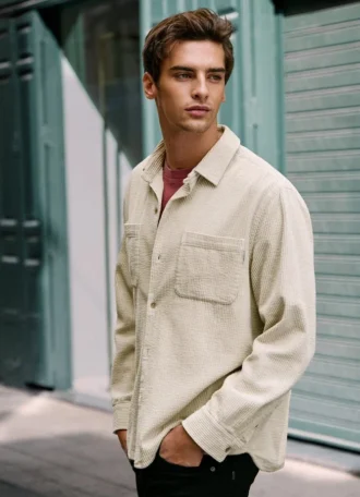 Relaxed Fit Corduroy Shirt