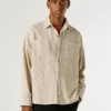 Relaxed Fit Corduroy Shirt