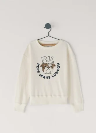 Relaxed Fit Crew Neck Sweatshirt