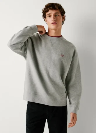 Relaxed Fit Crew Neck Sweatshirt