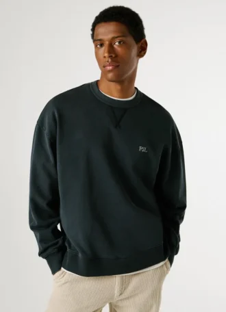 Relaxed Fit Crew Neck Sweatshirt