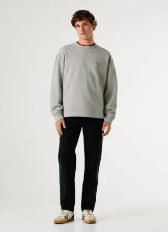 Relaxed Fit Crew Neck Sweatshirt