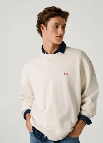 Relaxed Fit Crew Neck Sweatshirt