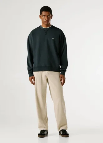 Relaxed Fit Crew Neck Sweatshirt