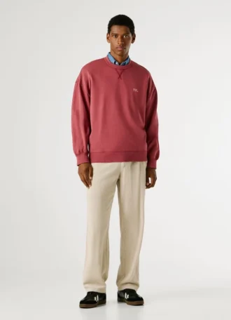 Relaxed Fit Crew Neck Sweatshirt