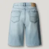 Relaxed Fit Denim Bermuda Shorts