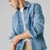 Relaxed Fit Denim Overshirt