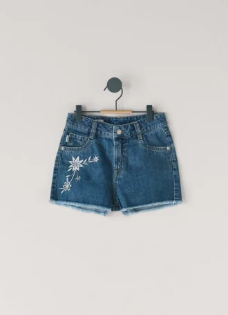 Relaxed Fit Denim Shorts