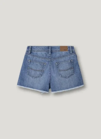 Relaxed Fit Denim Skort