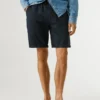 Relaxed Fit Linen Shorts