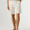 Relaxed Fit Linen Shorts