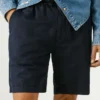 Relaxed Fit Linen Shorts