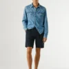 Relaxed Fit Linen Shorts