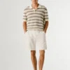 Relaxed Fit Linen Shorts