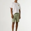 Relaxed Fit Linen Shorts